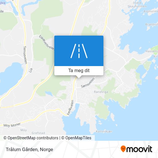 Trålum Gården kart