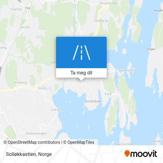 Solløkkastien kart