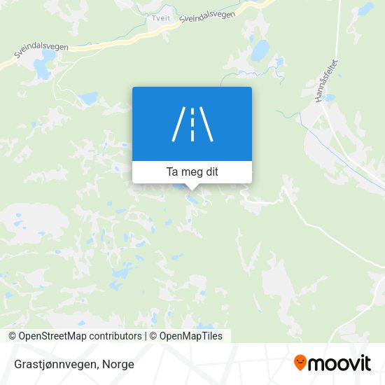 Grastjønnvegen kart