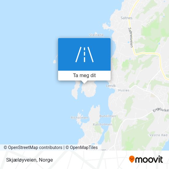 Skjæløyveien kart