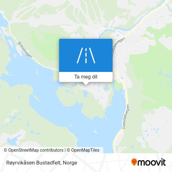 Røyrvikåsen Bustadfelt kart