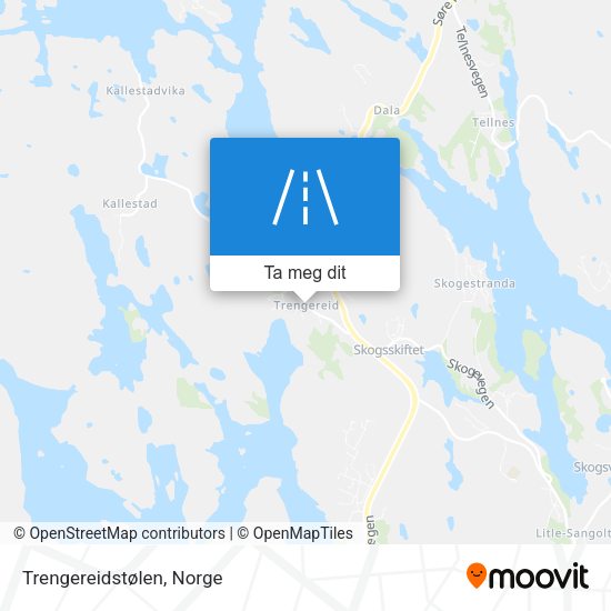 Trengereidstølen kart