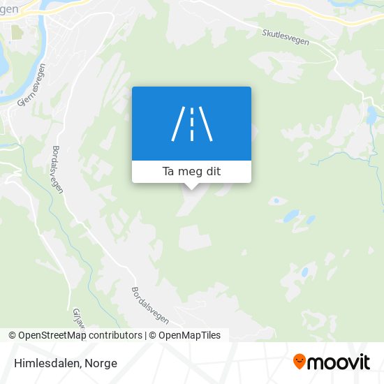 Himlesdalen kart