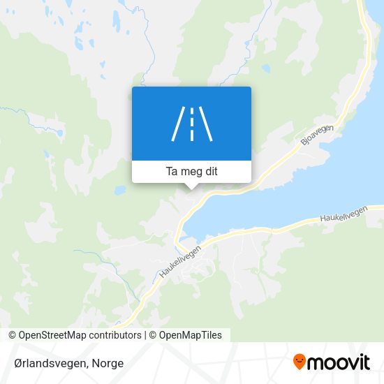 Ørlandsvegen kart