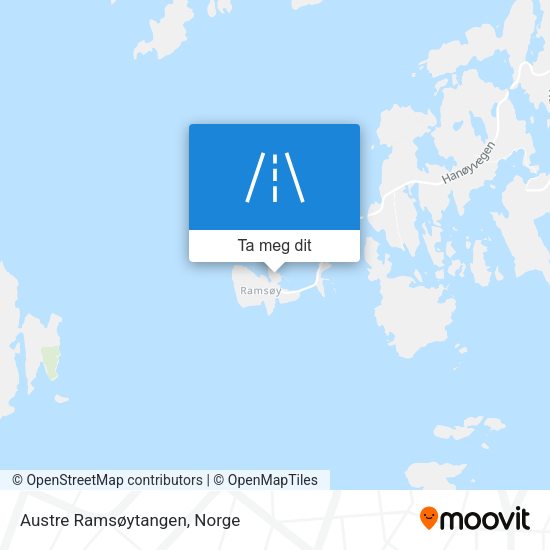 Austre Ramsøytangen kart