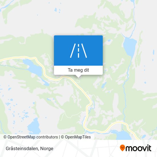 Gråsteinsdalen kart