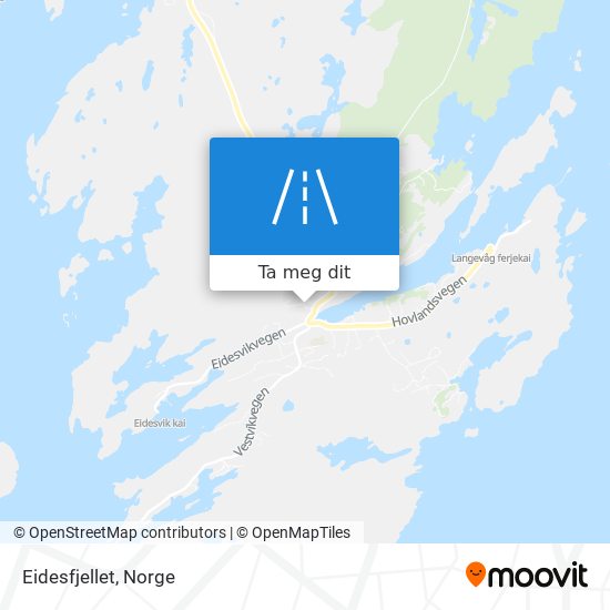 Eidesfjellet kart