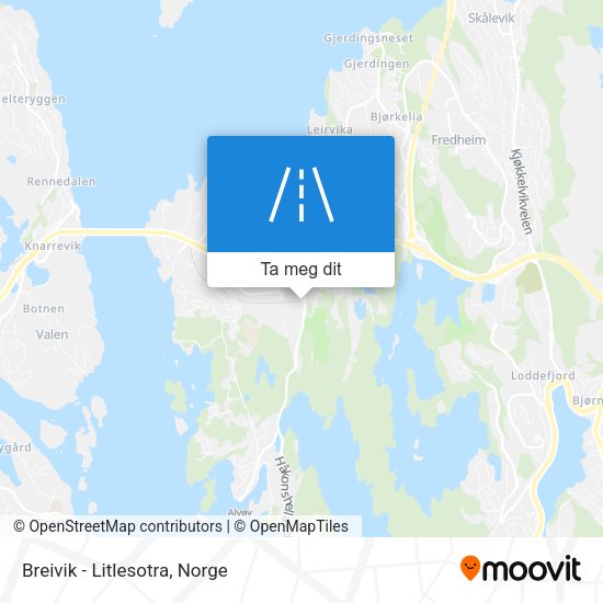 Breivik - Litlesotra kart