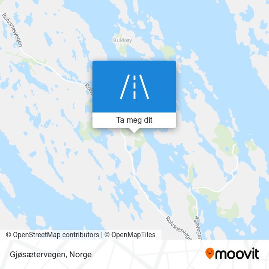 Gjøsætervegen kart