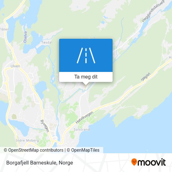 Borgafjell Barneskule kart