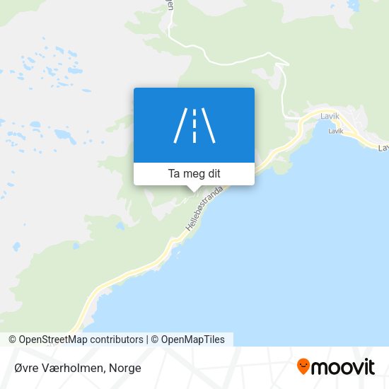 Øvre Værholmen kart
