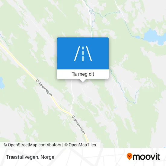 Træstallvegen kart