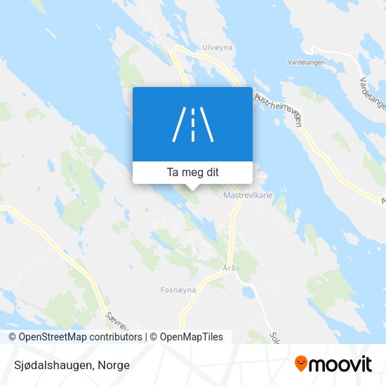Sjødalshaugen kart