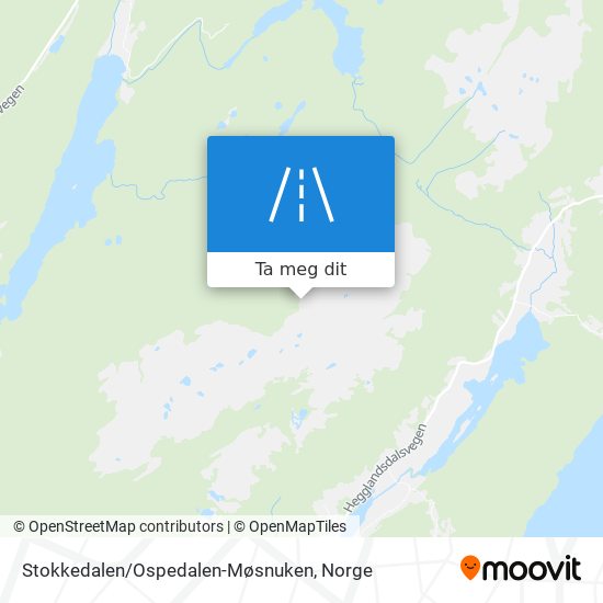 Stokkedalen/Ospedalen-Møsnuken kart