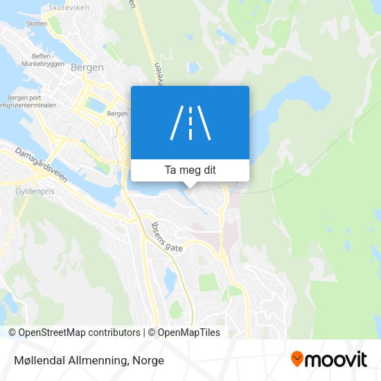 Møllendal Allmenning kart
