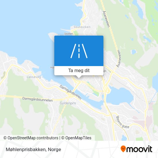 Møhlenprisbakken kart