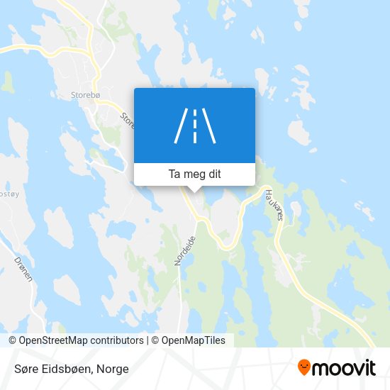 Søre Eidsbøen kart