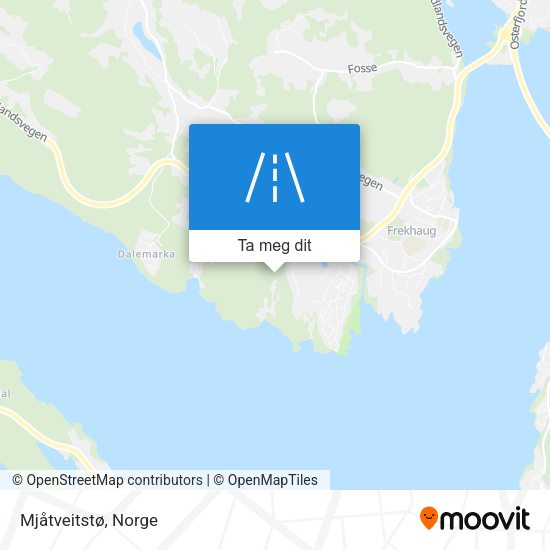 Mjåtveitstø kart