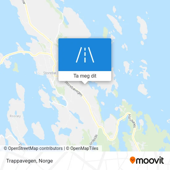 Trappavegen kart