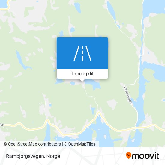 Rambjørgsvegen kart