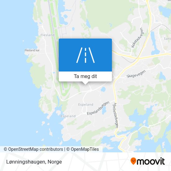 Lønningshaugen kart