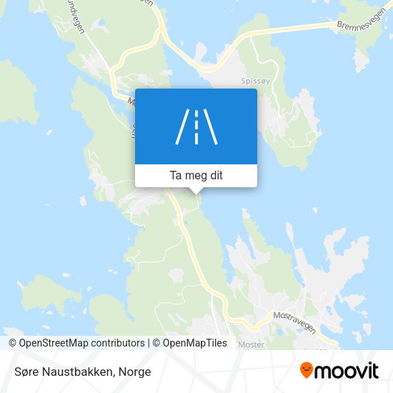 Søre Naustbakken kart