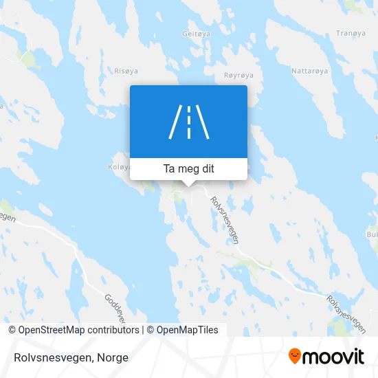 Rolvsnesvegen kart