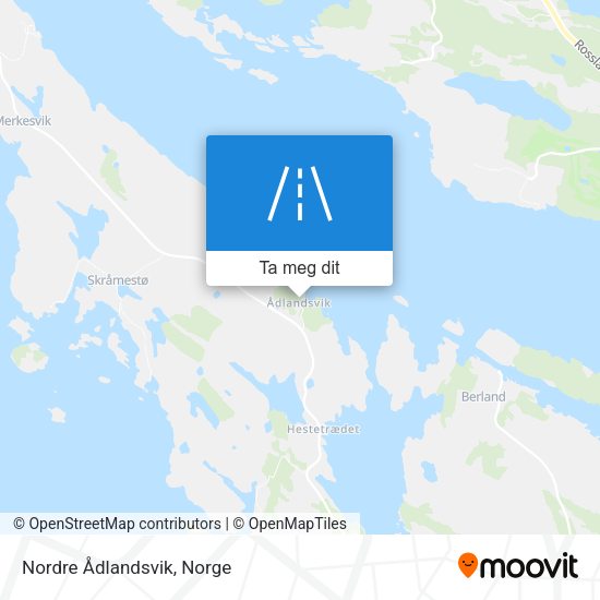 Nordre Ådlandsvik kart