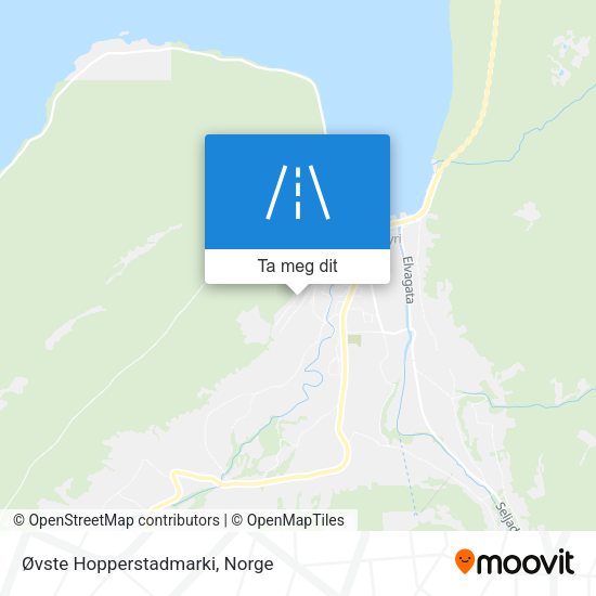 Øvste Hopperstadmarki kart