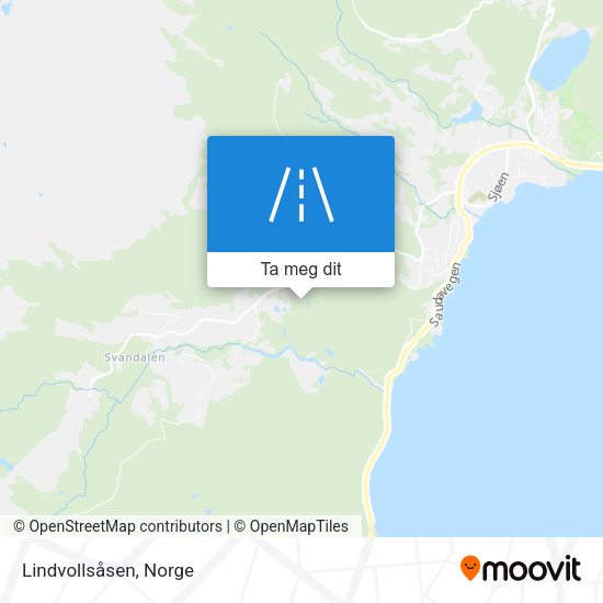 Lindvollsåsen kart