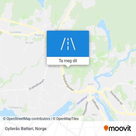 Gyllerås Batteri kart