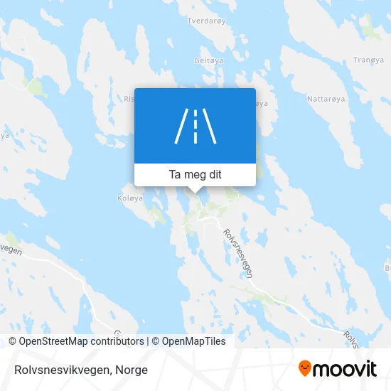 Rolvsnesvikvegen kart
