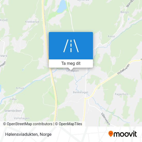 Hølensviadukten kart