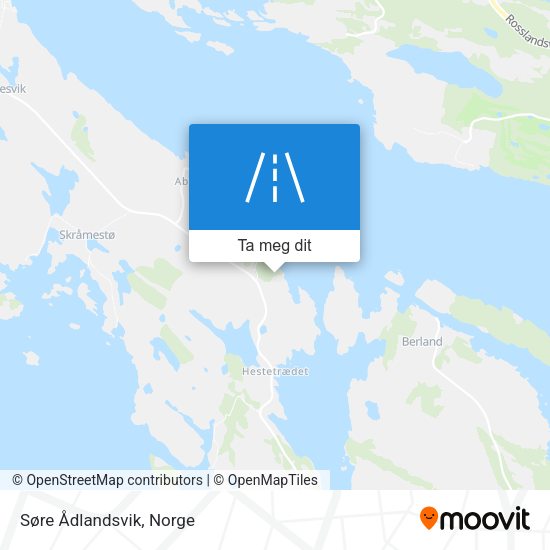 Søre Ådlandsvik kart