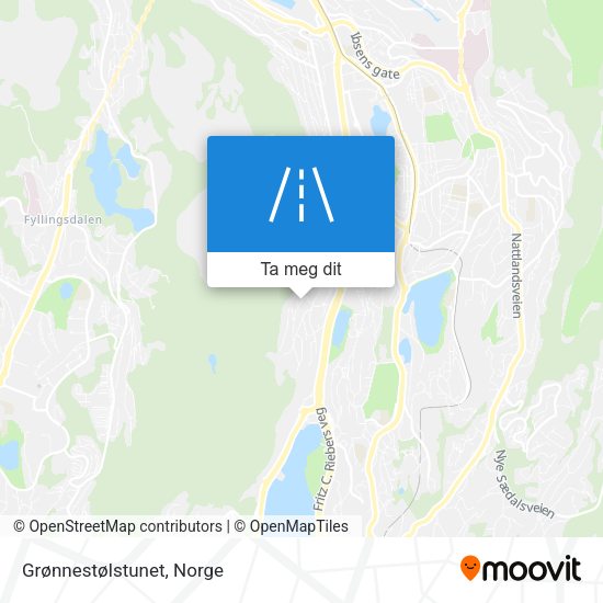 Grønnestølstunet kart