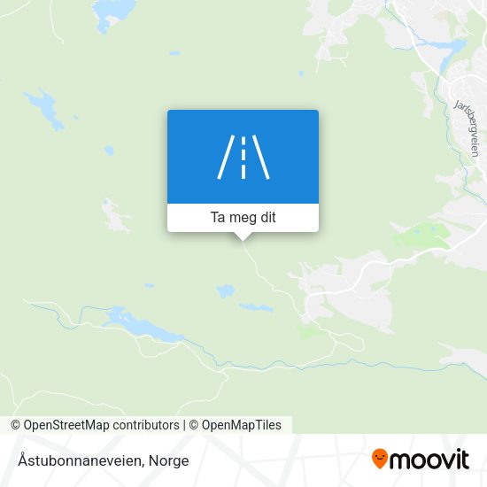 Åstubonnaneveien kart