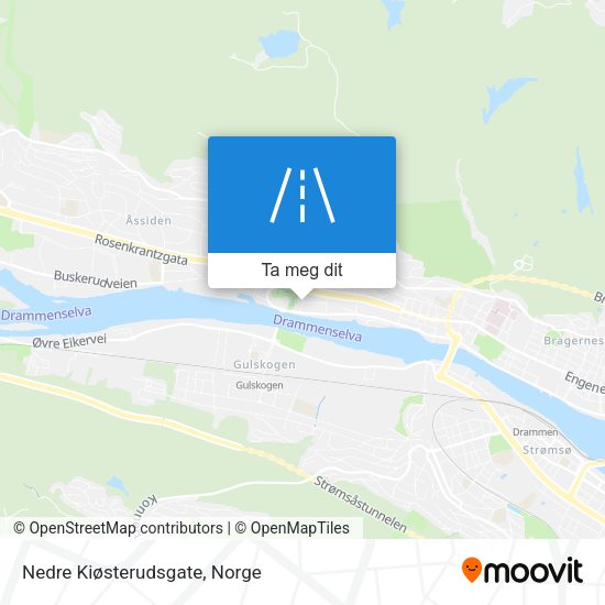 Nedre Kiøsterudsgate kart
