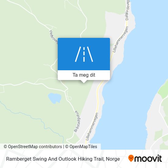 Ramberget Swing And Outlook Hiking Trail kart