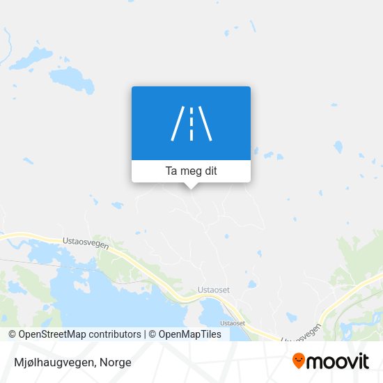 Mjølhaugvegen kart
