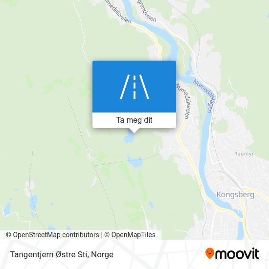 Tangentjern Østre Sti kart