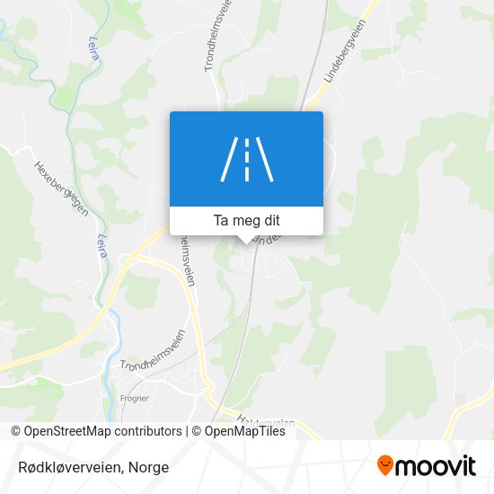 Rødkløverveien kart