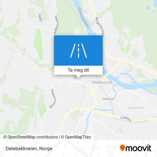 Dølebakkveien kart