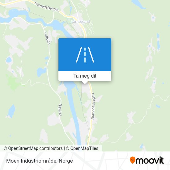 Moen Industriområde kart