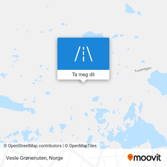 Vesle Grønenuten kart