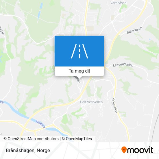 Brånåshagen kart