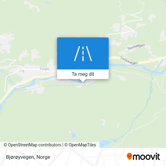 Bjørøyvegen kart