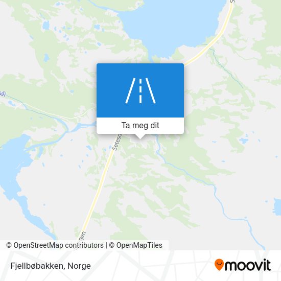 Fjellbøbakken kart