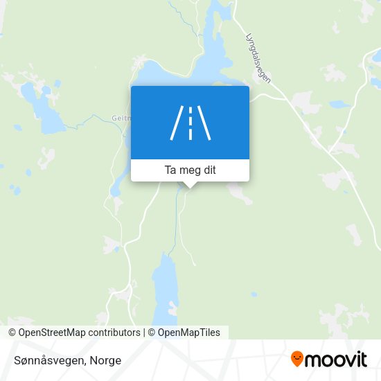 Sønnåsvegen kart