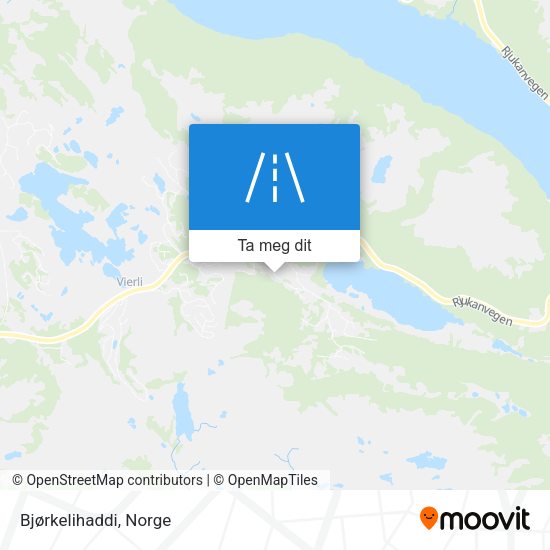 Bjørkelihaddi kart