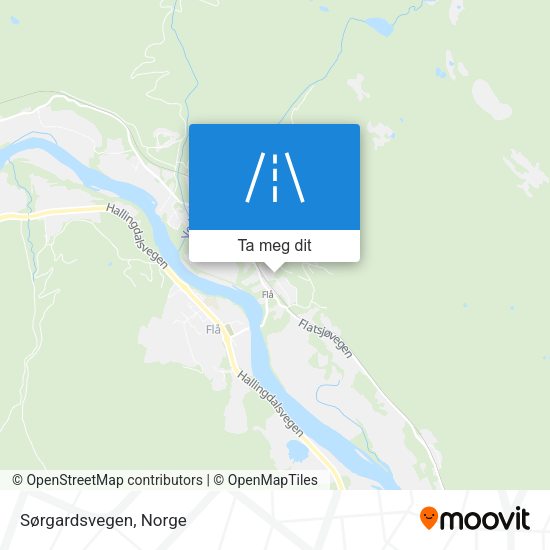Sørgardsvegen kart
